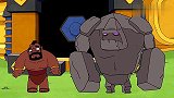 部落冲突系列动画：拥有石头人灵魂的野猪骑士，差点惹到野蛮人
