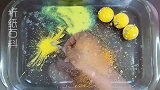 用可爱的黄色香蕉系列化妆品、闪粉等混泥，无硼砂，好玩又治愈
