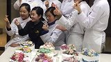 零基础学员作品，韩式裱花蛋糕