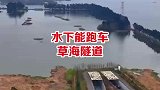 中国基建就是牛，昆明草海隧道，水下可跑车！