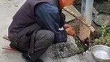 坏人变老了，安全护栏锯掉卖废铁
