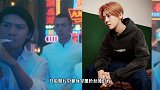 鹿晗演绎休闲风穿搭，黑色丝绒卫衣配牛仔裤，舒适又百搭