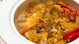 色香味俱全的海参鲍鱼捞饭
