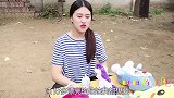 田田毛绒娃娃大甩卖，小伙伴1块钱买走了所有娃娃，赚大了