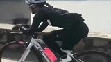 兄弟你蹬车的样子很帅，这就是无级变速吧，实力不容小觑！