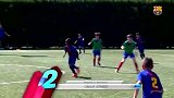 拉玛西亚一周五佳球 青年队7号风骚马赛回旋太炫酷
