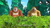 熊出没：光头强真是大宅男，一动都不动，净使唤肥波