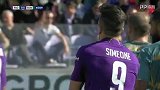第41分钟佛罗伦萨球员乔瓦尼·西蒙尼射门
