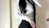 制服黑丝高跟内向社恐小女生