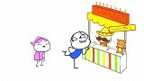 铅笔动画，铅笔人挑战吃辣椒