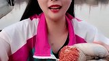 猛料吃海鲜喷水