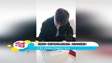 任嘉伦为一线医护粉丝送上签名日历，为白衣天使加油！