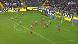 下半场补时第2分钟斯帕尔球员拉扎里射门