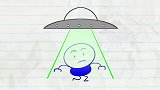 创意铅笔动画：UFO来了！救命！救命！经典