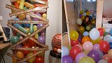 母亲花6小时吹1200个气球塞满储物间 为自闭症女儿制造惊喜