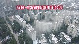 衡阳城事：航拍虎年首场春雪过后的平湖公园广电中心