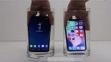 把三星S9、iPhone-X放水中冰冻会发生什么