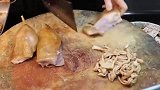 香港美食：地道的潮汕卤水鹅，看师傅切肉的刀功应该有几十年了
