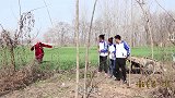 童年春游2：黑妞和伙伴爬山坡，在山坡上喊出自己的愿望，真好玩