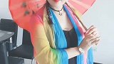 以后出去旅游不用带防晒衣了，一个丝巾搞定！
