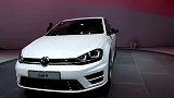2013法兰克福车展 内外实拍白色2014 Volkswagen 高7 Golf R