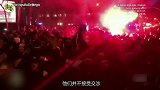 汽油瓶打砸抢+高歌辱骂皇马 PSG球迷大闹马德里