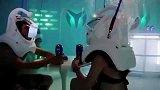 旅游-墨西哥现世界首个水下酒吧 戴氧气罩体验_clip