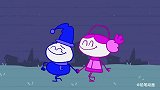 创意铅笔动画：堆雪人的铅笔人