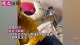 外卖小姐姐屋内淡定给人扎针，熟练手法看呆一旁家人无所不能！