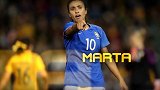 FIFA公布年度最佳女足球员候选名单：巴西球星玛塔领衔
