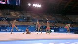 日本艺术体操失误，场面十分尴尬