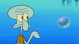 海绵宝宝-章鱼哥连一个泡泡都戳不破，摔下悬崖太悲惨