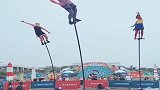 继不倒翁小姐姐火了以后，又一高空杂技要火，简直太厉害了