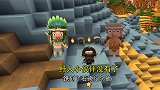 迷你世界：野人生存！2个野人小伙伴没了，我在后山镌刻石碑纪念