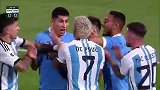 阿根廷乌拉圭多人爆发冲突！梅西加入推开对手 锁喉奥利维拉