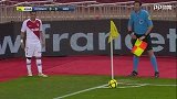 第42分钟摩纳哥球员阿德里恩·席尔瓦射门