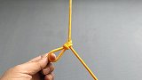 单绳8字结的快速打法，登山探险常用绳结