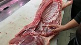 老师傅猪肉分割的全过程，能吃不能吃的都分享了，学到就是赚到！