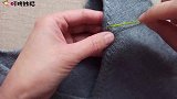 衣服太单调教你手缝花边，2步搞定，简单漂亮，让衣服焕然一新