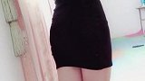 紧身超短裙穿出女人性感的样子