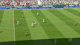 上半场补时第1分钟RB莱比锡球员库尼亚射门