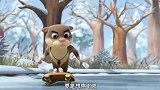 萌鸡小队：苏达叔叔示范滑雪橇，看起来挺简单的，萌鸡们快试试