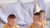 三胞胎兄弟吃包子，看一遍笑十遍，这仨兄弟真是太有才了