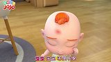 超级宝贝：小宝贝头上受伤，好痛痛啊，妈妈赶紧包扎