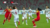 日本女足倒三角后祭出超级重炮 彭诗梦反应神速稳稳将球抱住
