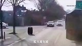 大车跑着跑着轱辘掉了！
