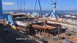 中国又造世界巨舰船坞 比辽宁舰还要长260米 为10万吨航母做准备