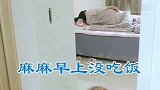 女主生病，金毛独自帮女主买盒饭，被感动哭了