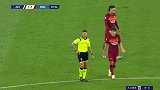 第40分钟罗马球员斯莫林黄牌