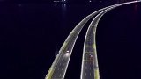 青岛胶州湾跨海大桥夜景